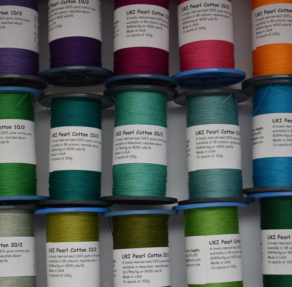 Pearl cotton 10/2 range and its changes