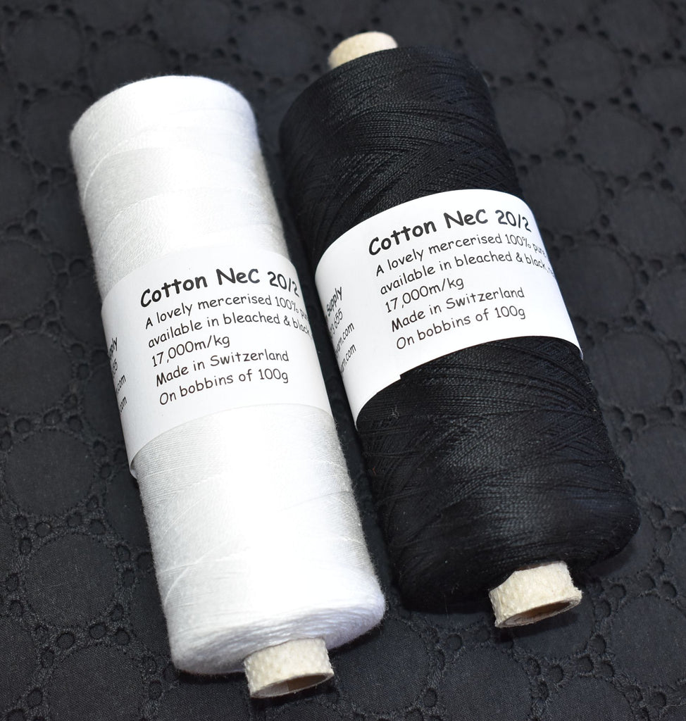 Ever wonder what 100% mercerized cotton means? We have the answer right  here.