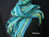 Fancy yarn scarves