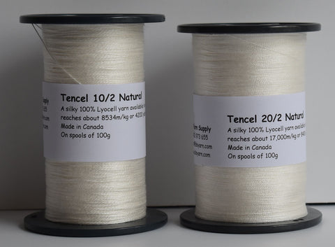 Tencel® yarn 10/2 + 20/2